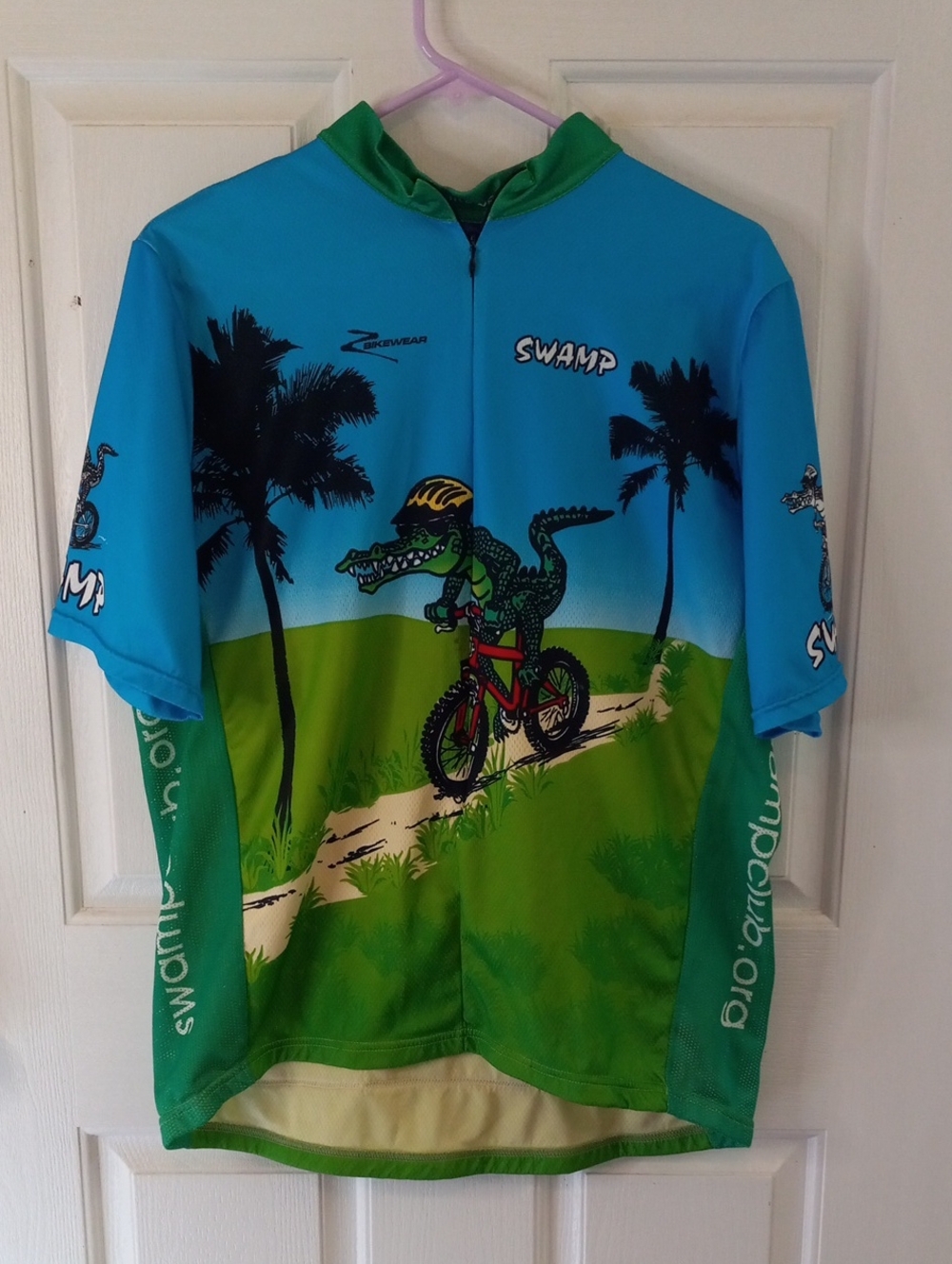 zbikewear alligator print bike shirt men's 3XL